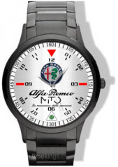 arw025 alfa romeo mito black steel watch